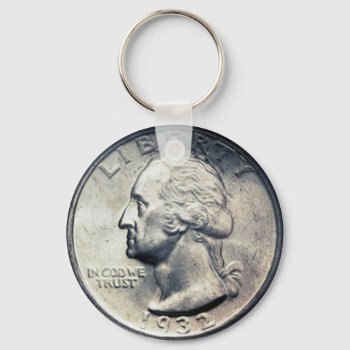 Quarter Dollar Key Chain. Keychain by interstellaryeller at Zazzle