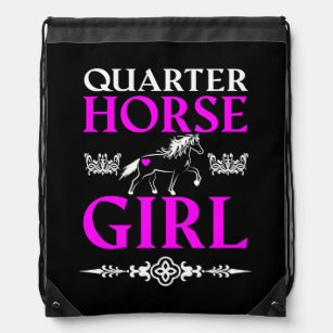 Quarter Horse Girl   Drawstring Bag