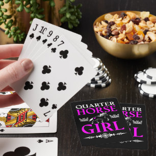 Quarter Horse Girl     Poker Cards