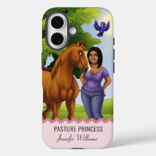 Quarter Horse Horseback Rider Equestrian iPhone 16 Case