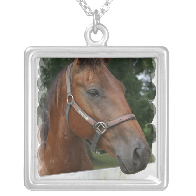 Quarter Horse Photo Necklace (Front)