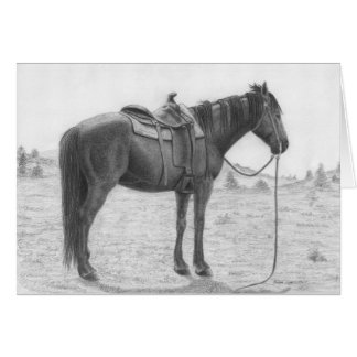 Quarter Horse Resting Cards
