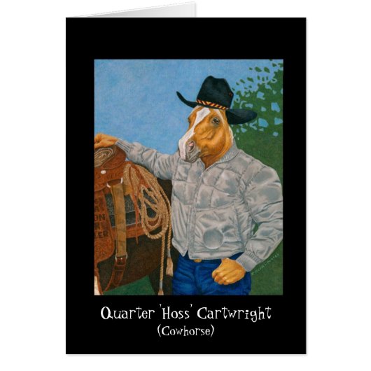 Quarter "Hoss" Cartwright Cards (Front)