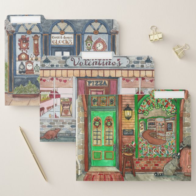 Quarter One Decorative Seasonal Art File Folder (Set)