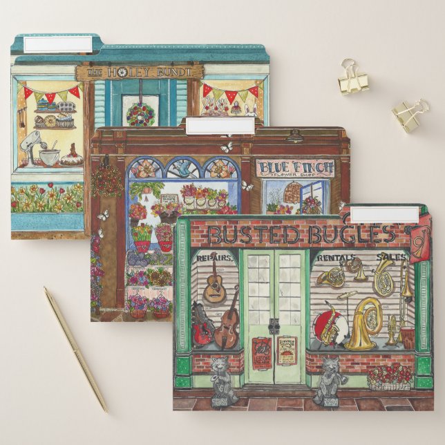 Quarter Two Decorative Seasonal Art File Folder (Set)