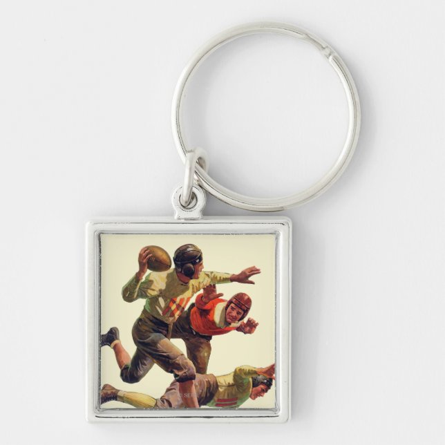 Quarterback Pass Keychain (Front)