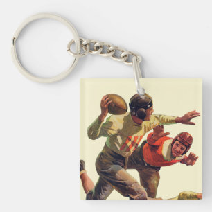 Quarterback Pass Keychain