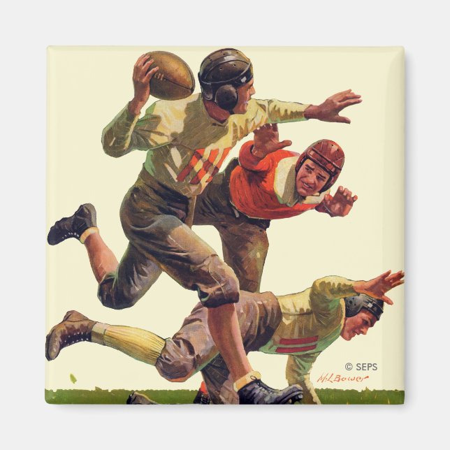 Quarterback Pass Magnet (Front)