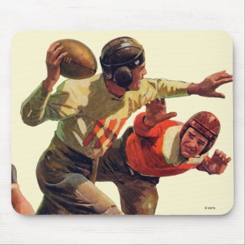 Quarterback Pass Mouse Pad by PostSports at Zazzle