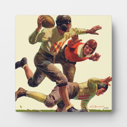 Quarterback Pass Plaque