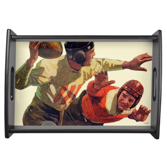 Quarterback Pass Serving Tray (Front)