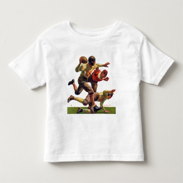 Quarterback Pass Toddler T-shirt (Front)