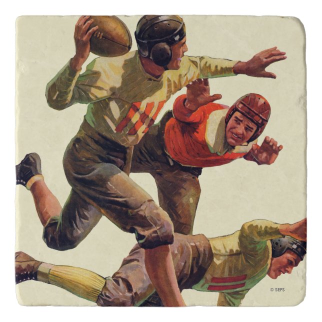 Quarterback Pass Trivet (Front)