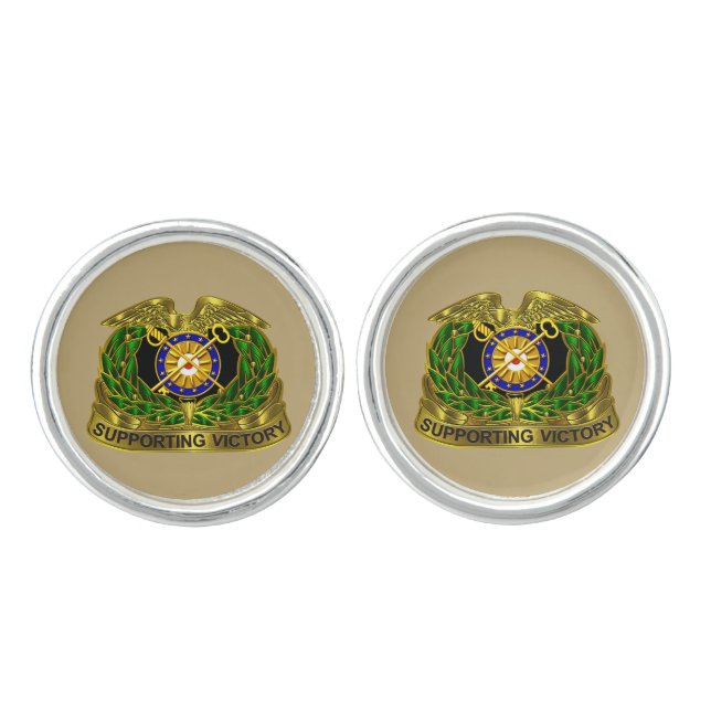 Quartermaster Corps Cufflinks (Front)