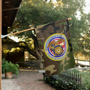 Quartermaster Corps Veteran House Flag