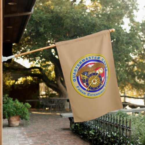 Quartermaster Corps Veteran  House Flag