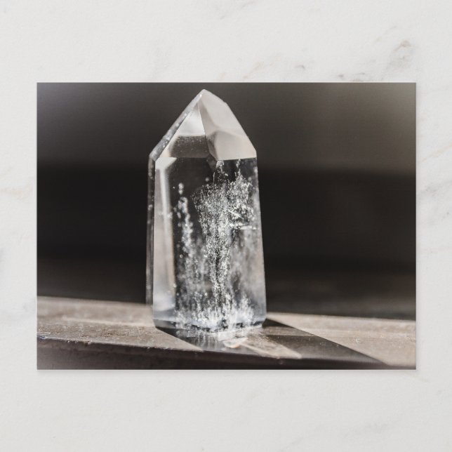 quartz crystal postcard (Front)