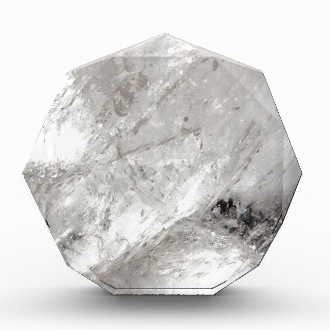 quartz crystal zen love healing stone sparkles award (Front)