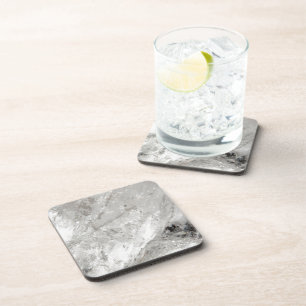 quartz crystal zen love healing stone sparkles beverage coaster