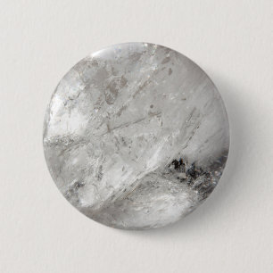 quartz crystal zen love healing stone sparkles button