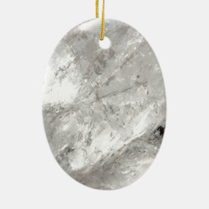 quartz crystal zen love healing stone sparkles ceramic ornament