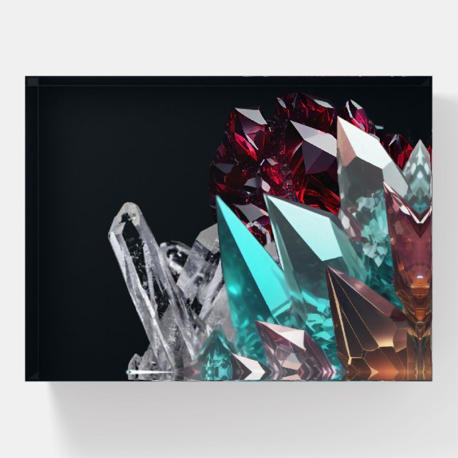 Quartz Raw Healing Crystals Paperweight (Front)