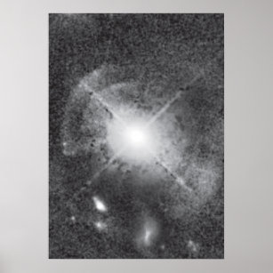 Quasar MC2 1635+119 (Enhanced) Poster