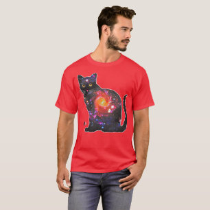 Quasar Space In Cat T-Shirt