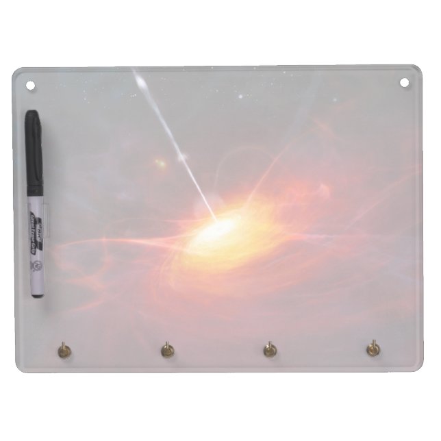 Quasars. Dry Erase Board With Keychain Holder (Front)