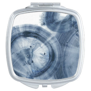 Quasars - Inky Blue Circles Compact Mirror