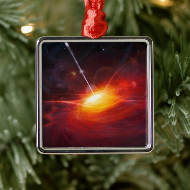 Quasars. Metal Ornament (Tree)