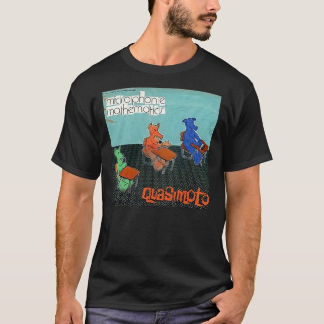 Quasimoto Microphone Cartoon  T-Shirt (Front)
