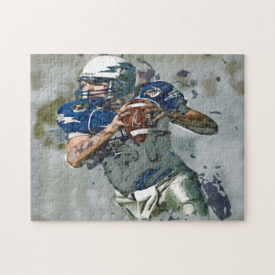 Quaterback American Football. Jigsaw Puzzle