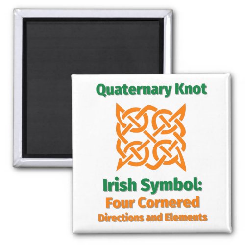 Quaternary Knot Irish Symbol Four Cornered Direct Magnet