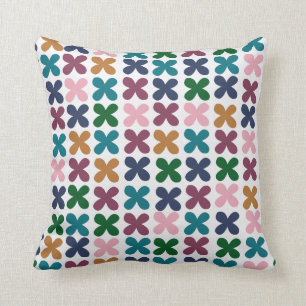 quatrefoil and sun pillow