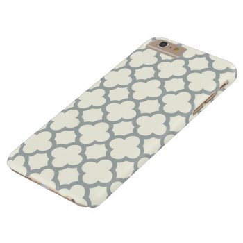 Quatrefoil Iphone 6 Plus Case In Gray by ipad_n_iphone_cases at Zazzle
