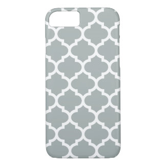 Quatrefoil iPhone 7 Case in Paloma Gray