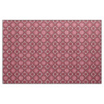 Quatrefoil Marsala Red Fabric