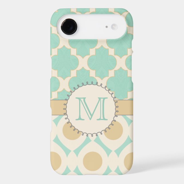 Quatrefoil MonogramiPhone 5  Case Mally Mac (Back)