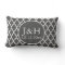 Quatrefoil Monogrammed Wedding Grey and White