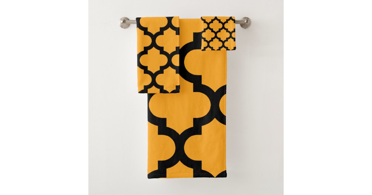 Quatrefoil Pattern Bath Towel Set Zazzle