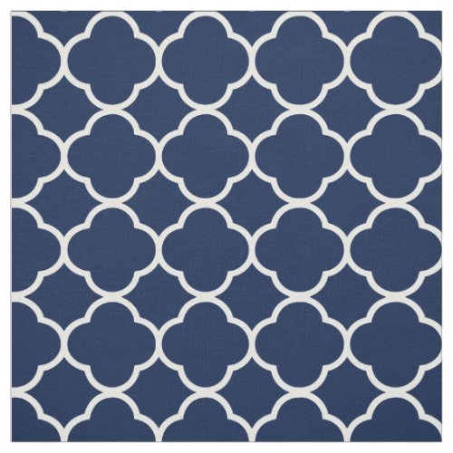Quatrefoil Pattern Custom Fabric