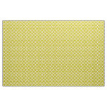 Quatrefoil Pattern In Yellow Fabric