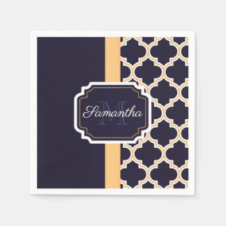 Quatrefoil Pattern Napkins