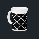 Quatrefoil Pattern Pitcher<br><div class="desc">This pitcher features my Quatrefoil pattern. This design is adds a simple but elegant touch to any occasion!</div>