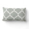 Quatrefoil Pillow in Silver Gray