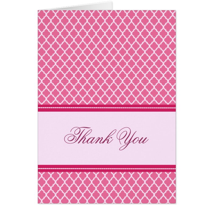 Quatrefoil seamless pattern greeting cards