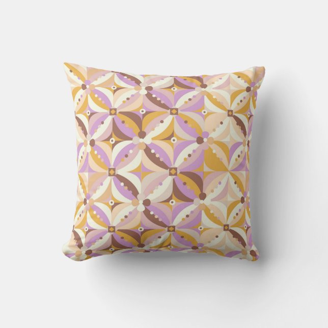 Quatrefoil Throw Pillow (Front)
