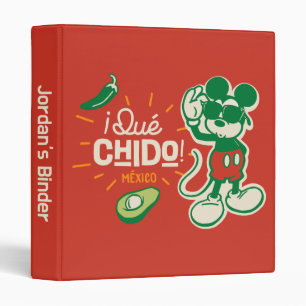 ¡Qué chido! "So Cool" Mickey Mouse 3 Ring Binder