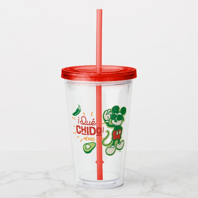 ¡Qué chido! "So Cool" Mickey Mouse Acrylic Tumbler (Front)